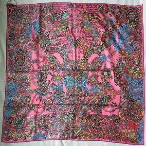 NWT Authentic Hermes La Legende de la Foret Silk Scarf